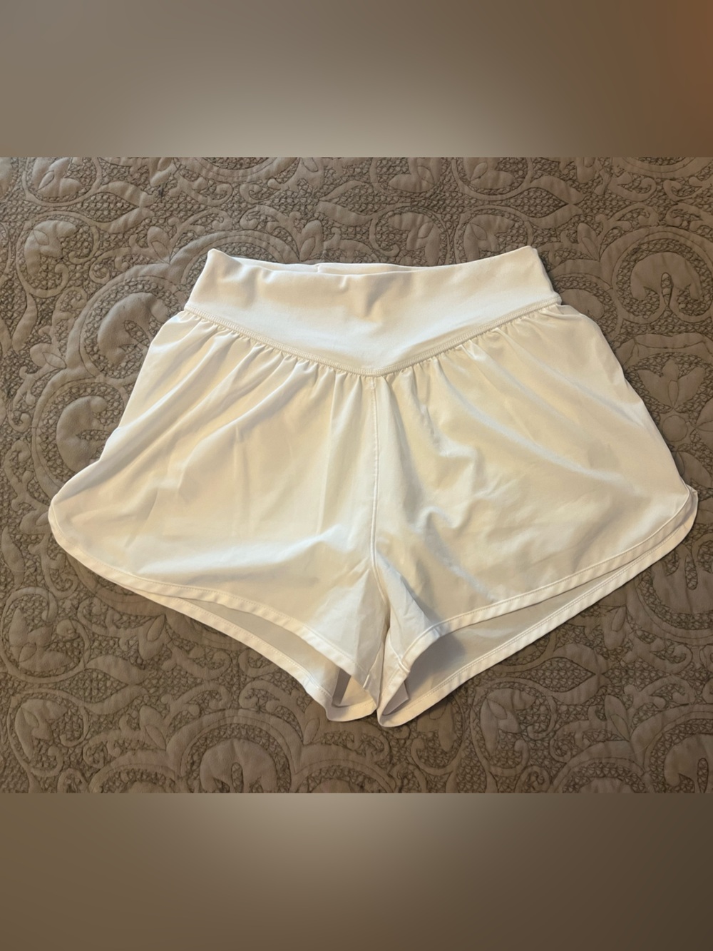Offline by aerie white athletic shorts